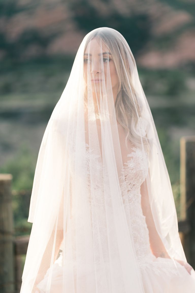 Full length wedding veil 
